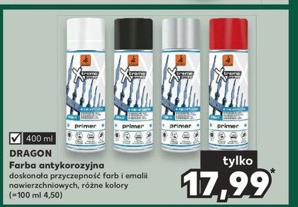 Farba antykorozyjna srebrna Dragon chemia promocja