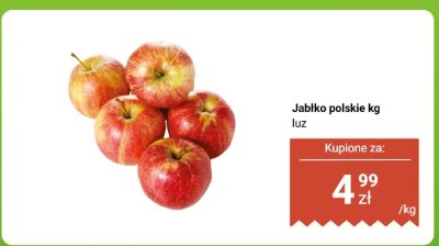 Jabłko polskie luz promocja w Biedronka
