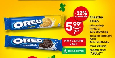 Ciastka Oreo Golden różne rodzaje promocja w Żabka