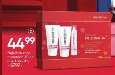 Zestaw kosmetyków SOLVERX SENSITIVE SKIN krem do twarzy, 50 ml + krem pod oczy, 15 ml + krem do rąk, 50 ml promocja w Super-Pharm