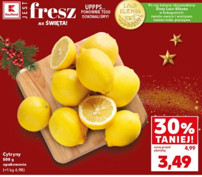 Cytryny 500g Kaufland promocja w Kaufland