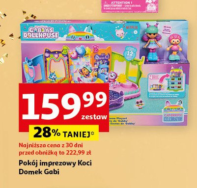 Pokój imprezowy koci domek gabi promocja w Auchan