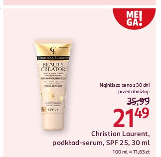 Podkład-serum spf 25 Christian laurent promocja