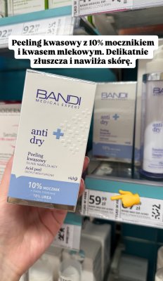 Peeling kwasowy anti dry 10% mocznik 90ml promocja w Hebe