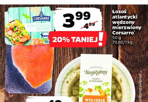 Łosoś atlantycki mierzwiony Corsarro promocja