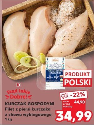 Kurczak Gospodyni Filet z piersi kurczaka z chowu wybiegowego 1 kg promocja w Kaufland