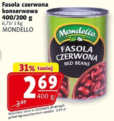 Fasola czerwona konserwowa promocja w Prim Market