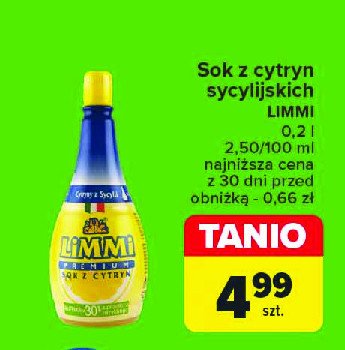 Sok z cytryn sycylijskich LIMMI promocja