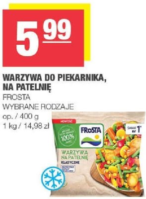 Warzywa do piekarnika, na patelnię Frosta wybrane rodzaje promocja w SPAR