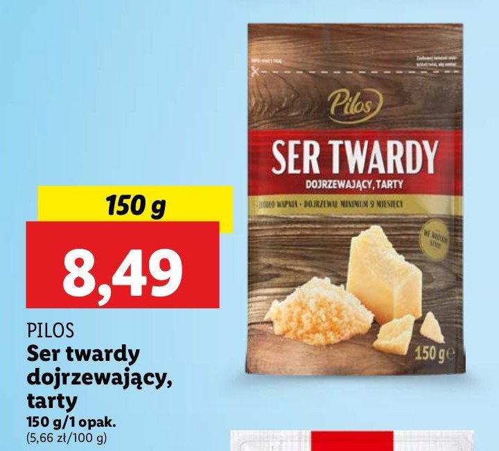 Ser twardy tarty Pilos promocja