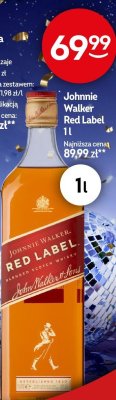 Whisky Johnnie Walker Red Label 1l promocja w Żabka