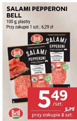 Salami Pepperoni Bell promocja w Stokrotka
