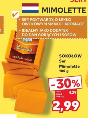 Ser Mimolette Sokołów promocja w Kaufland