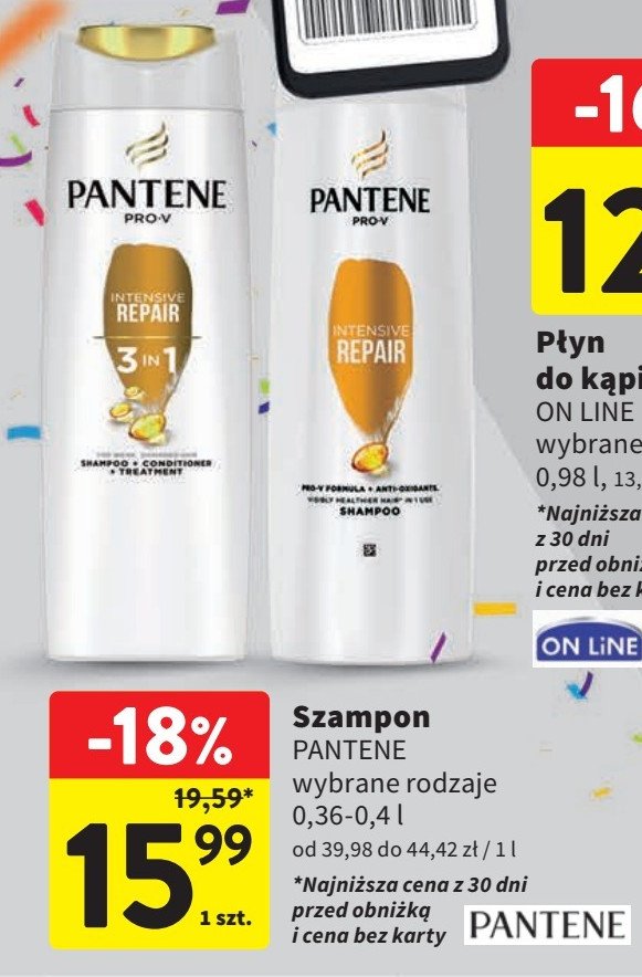 Szampon intensive repair Pantene pro-v promocja