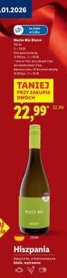 Wino Mucho Más Blanco promocja w Lidl