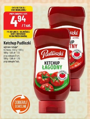 Ketchup Pudliszki promocja w POLOmarket