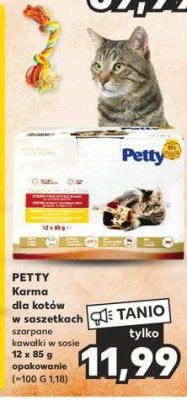 Karma dla kota wo艂owina + kurczak PETTY promocja
