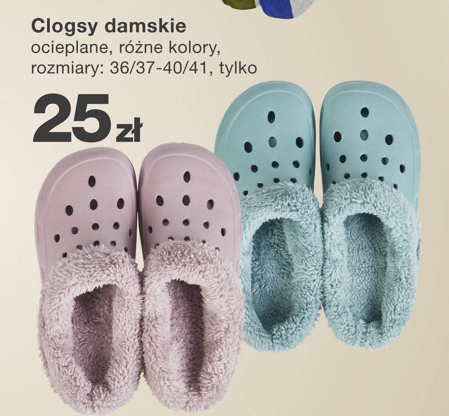 Clogsy damskie rozm. 36-41 promocja