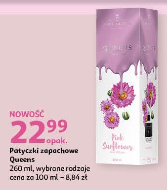 Patyczki zapachowe pink sunflower Queens promocja