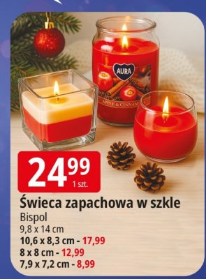 Świeca zapachowa w szkle Bispol promocja w Leclerc