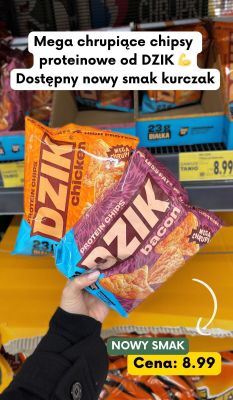 Chipsy proteinowe bacon promocja w Kaufland