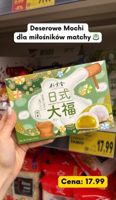 Deser Mochi matcha  promocja w Kaufland