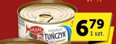 Tuńczyk w kawałkach Graal promocja w Euro Sklep