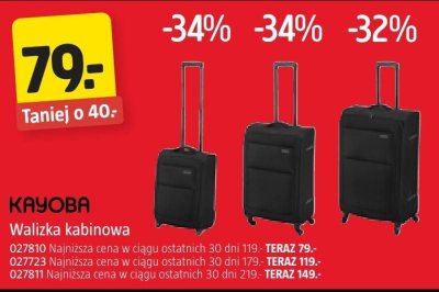 Walizka kabinowa Kahoba promocja w Jula