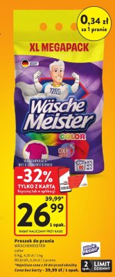 Proszek do prania Wäschemeister color promocja w Intermarche