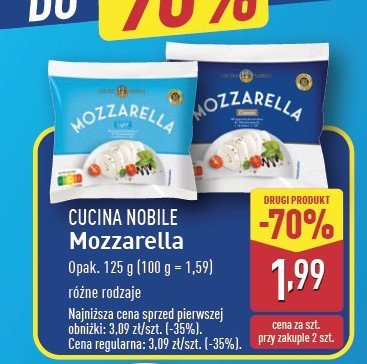 Mozzarella Cucina nobile promocja
