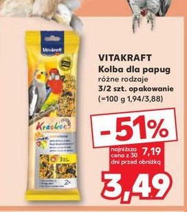 Kolba dla ptaków kracker Vitakraft promocja w Kaufland