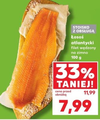 Filet wędzony łosoś atlantycki Kaufland promocja w Kaufland
