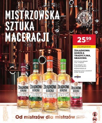 Wódka Żołądkowa Gorzka smakowa promocja w Stokrotka