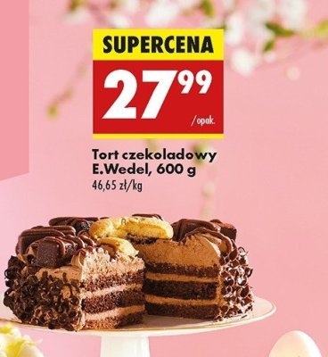 Tort czekoladowy E. wedel promocja