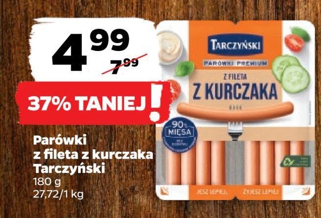 Parówki z fileta Tarczyński promocja
