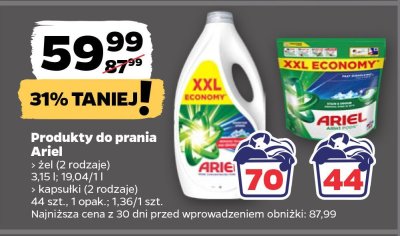 Żel do prania 2 rodzaje promocja w Netto