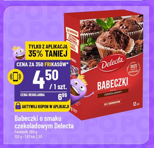 Babeczki czekoladowe Delecta promocja w POLOmarket