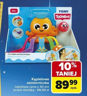 Zabawka Kąpielowa ośmiorniczka 7 in 1 Bath Activity Octopus Toomies promocja w Carrefour