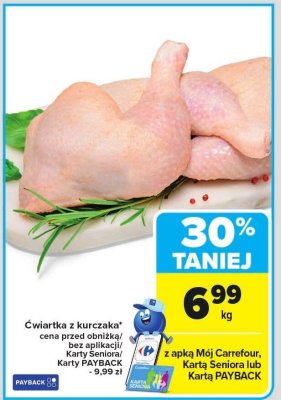 Ćwiartka z kurczaka Rzeźnik codzienna dostawa promocja w Carrefour Market