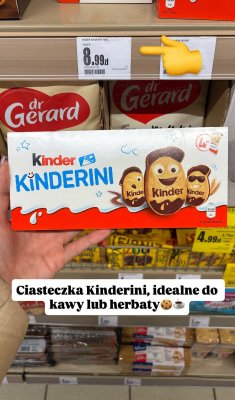 Ciasteczka Kinder Kinderini 100g promocja w Intermarche