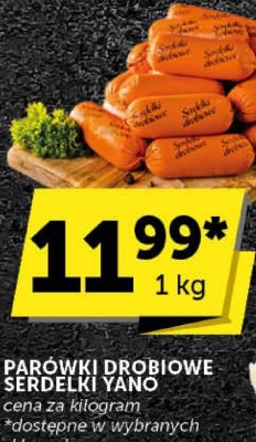 Parówki drobiowe Serdelki Yano promocja w Euro Sklep