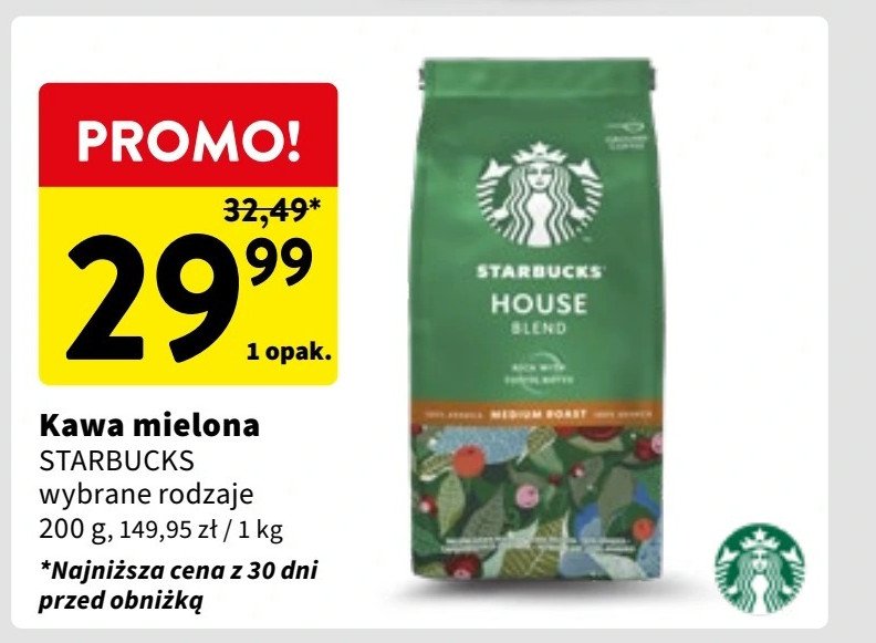 Kawa Starbucks house blend medium roast promocja