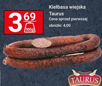 Kiełbasa wiejska - Taurus promocja w Hitpol