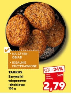 Sznycelki wieprzowo-drobiowe 100 g promocja w Kaufland