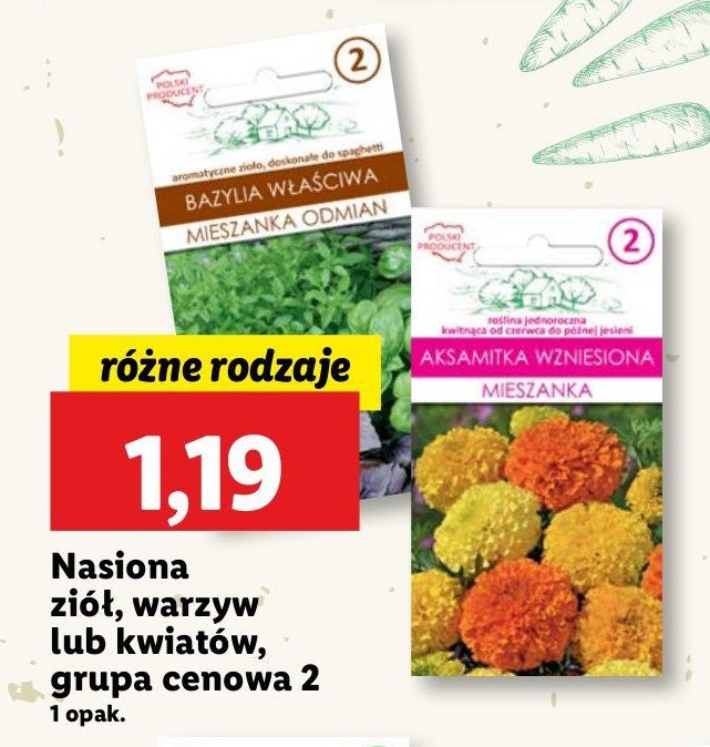 Aksamitka wzniesiona promocja