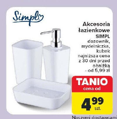 Mydelniczka Simpl promocja w Carrefour Market