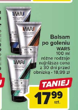 Balsam po goleniu łagodzący WARS SENSITIVE promocja