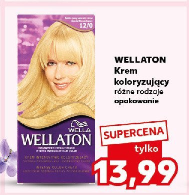 Krem koloryzujący 12/0 bardzo jasny naturalny blond Wellaton promocja