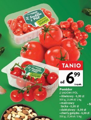 Pomidor daktylowy promocja w Intermarche