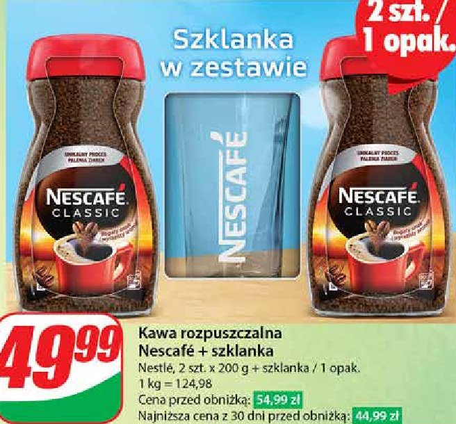 Kawa + kubek Nescafe classic promocja
